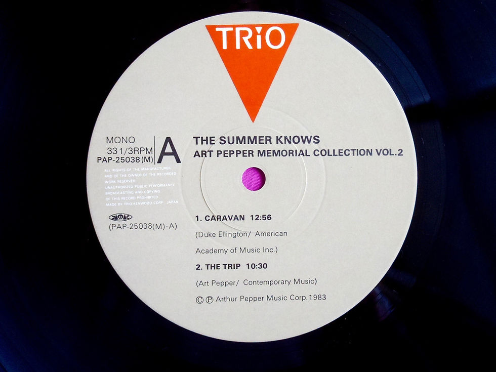 サムネイル： ART PEPPER / THE SUMMER KNOWS