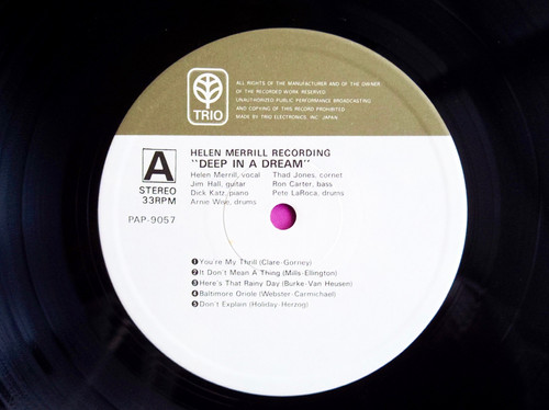 ジャズ レコード 9 枚セット Coltrane, Helen Merrill Helen Merrill / Helen Merrill - DAIEIRECORD