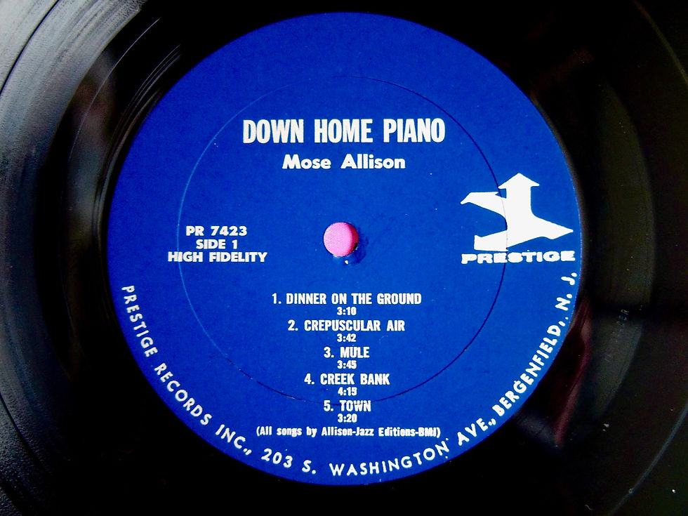 サムネイル： MOSE ALLISON / DOWN HOME PIANO