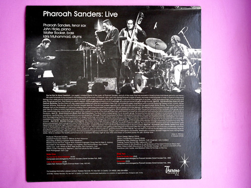 PHAROAH SANDERS / LIVE | NEW JAZZ THINGS