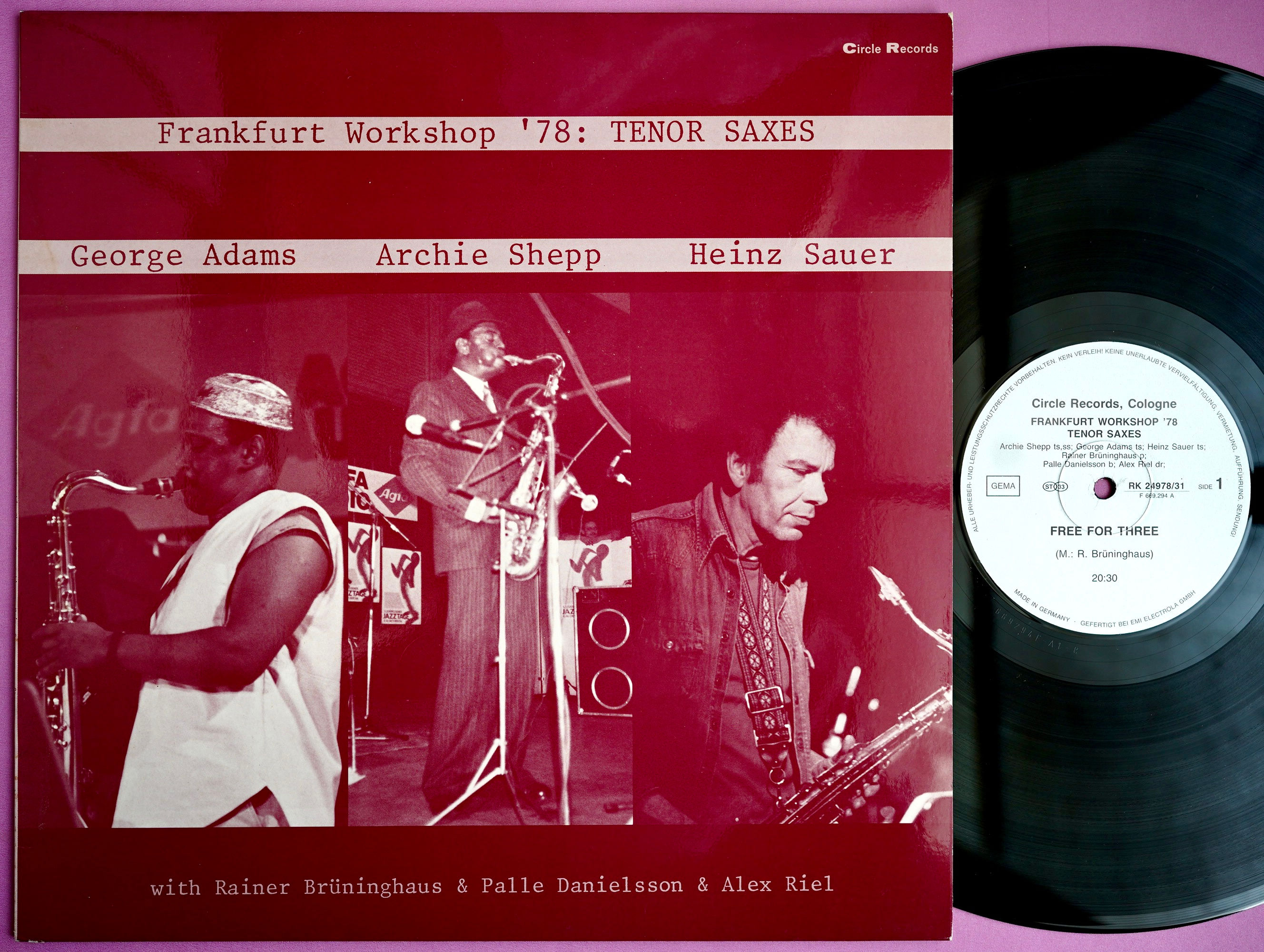 FRANKFURT WORKSHOP '78: TENOR SAXES