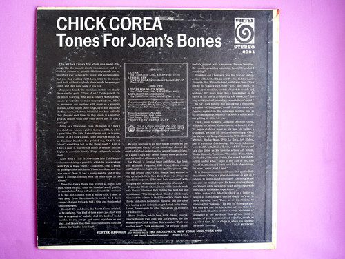 CD Chick Corea チックコリア Tones For Joans Bones  TRWJ15 Atlantic, Rhino Records (2) /00110 CD Chick Corea チックコリア Tones For Joans Bones TRWJ15