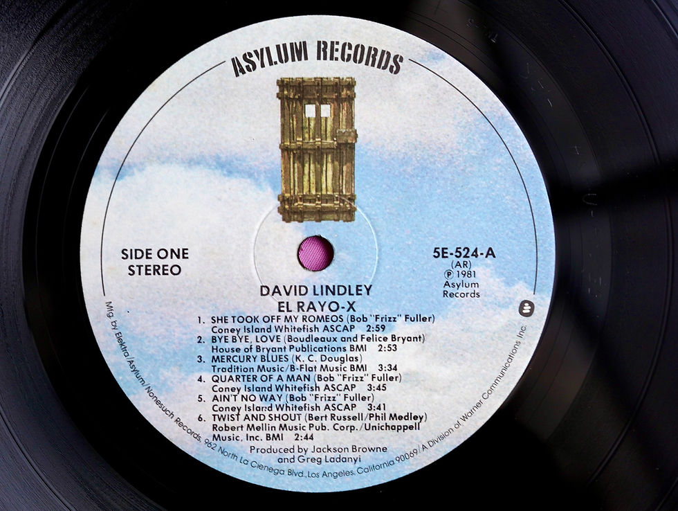 サムネイル： DAVID LINDLEY / EL RAYO-X