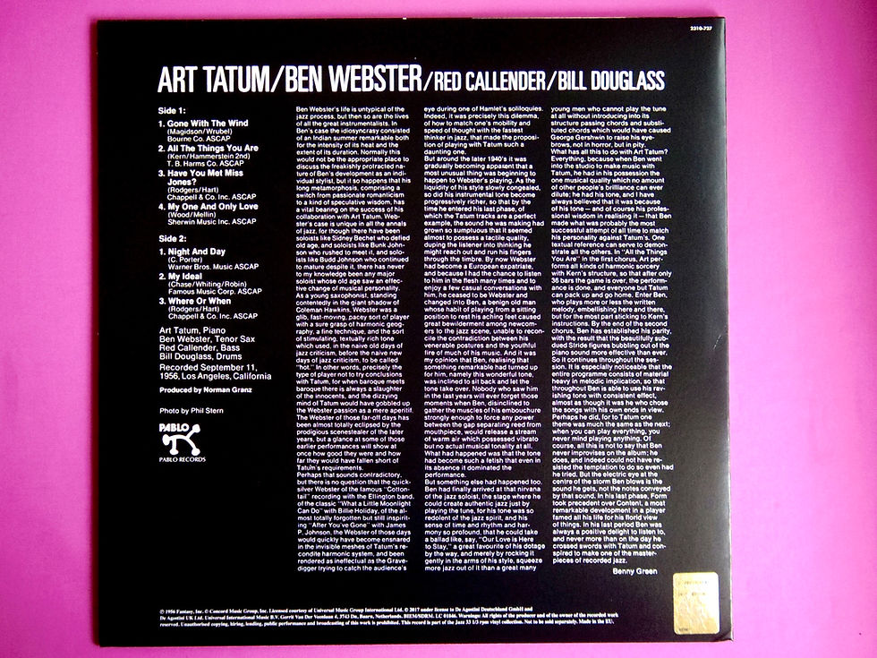 サムネイル： ART TATUM / THE TATUM GROUP MASTERPIECES
