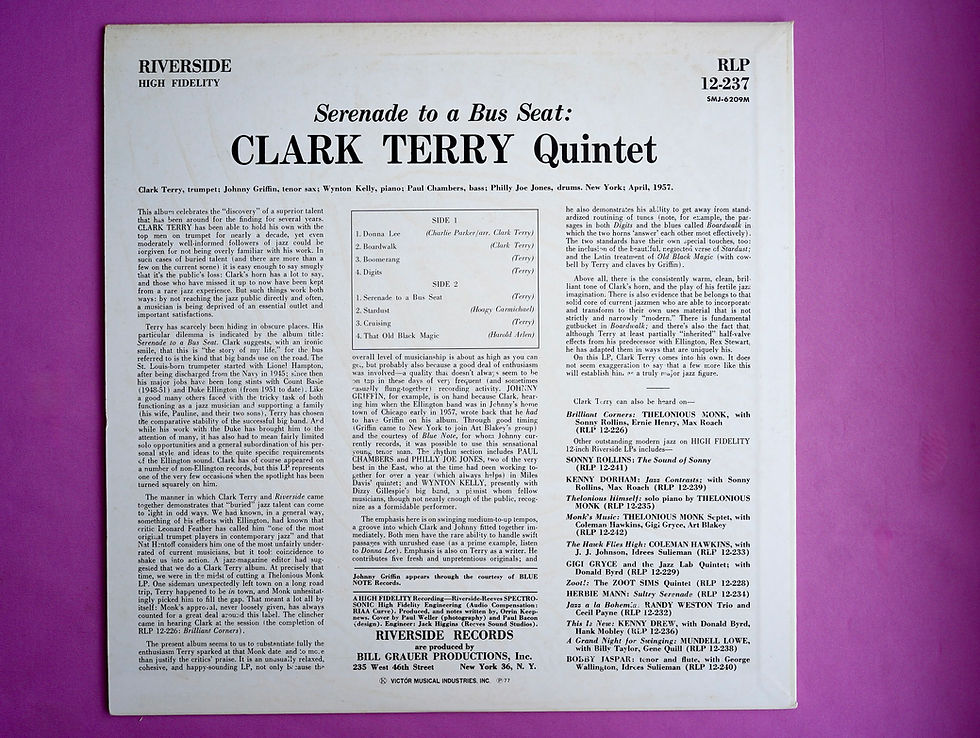 サムネイル： CLARK TERRY / SERENADE TO A BUS SEAT