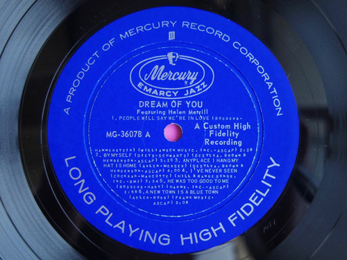 HELEN MERRILL / DREAM OF YOU | NEW JAZZ THINGS