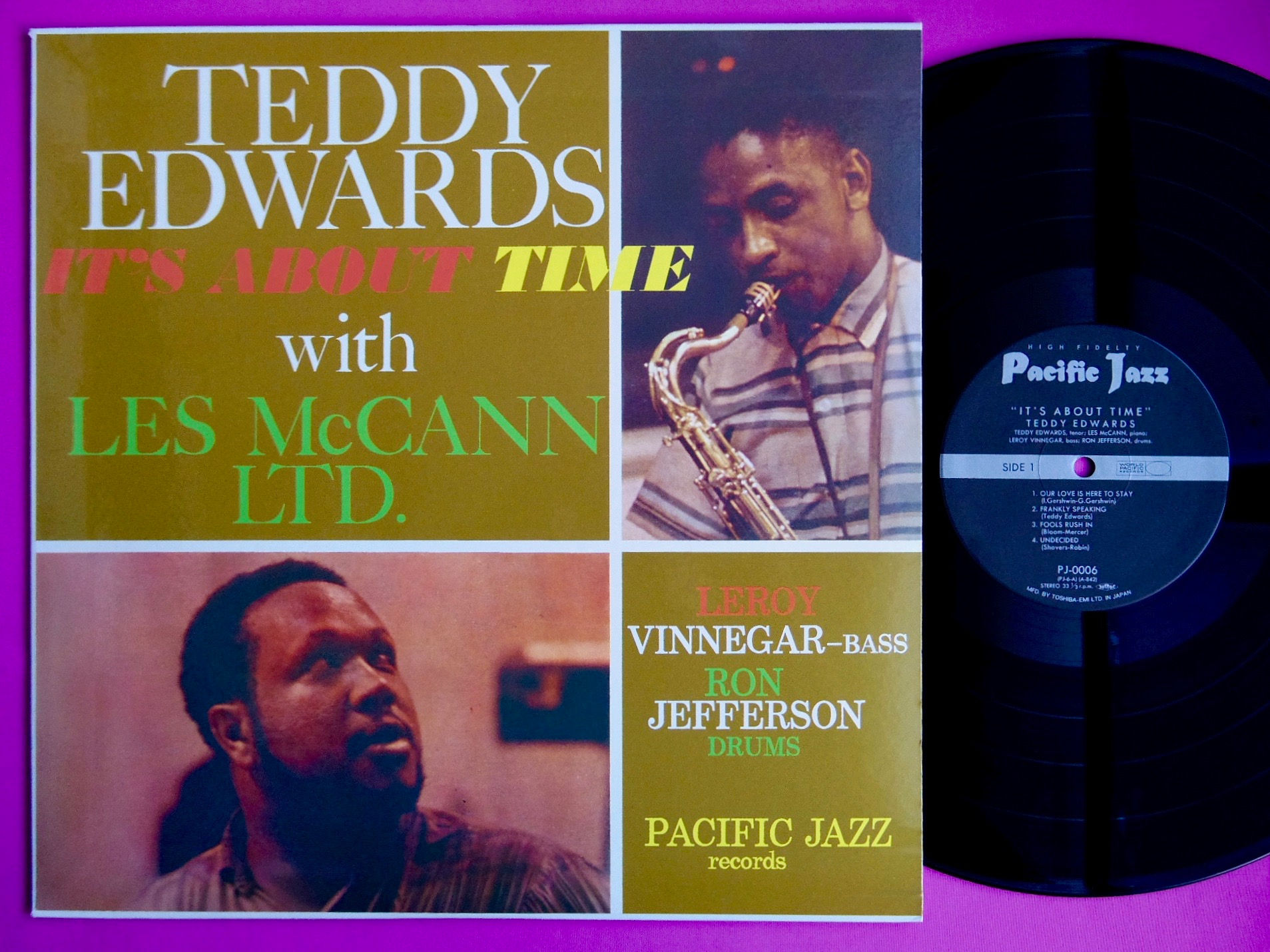 TEDDY EDWARDS / IT'S ABOUT TIME