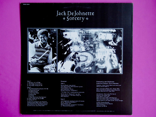 LP/US盤】Jack DeJohnette / Sorcery P10081