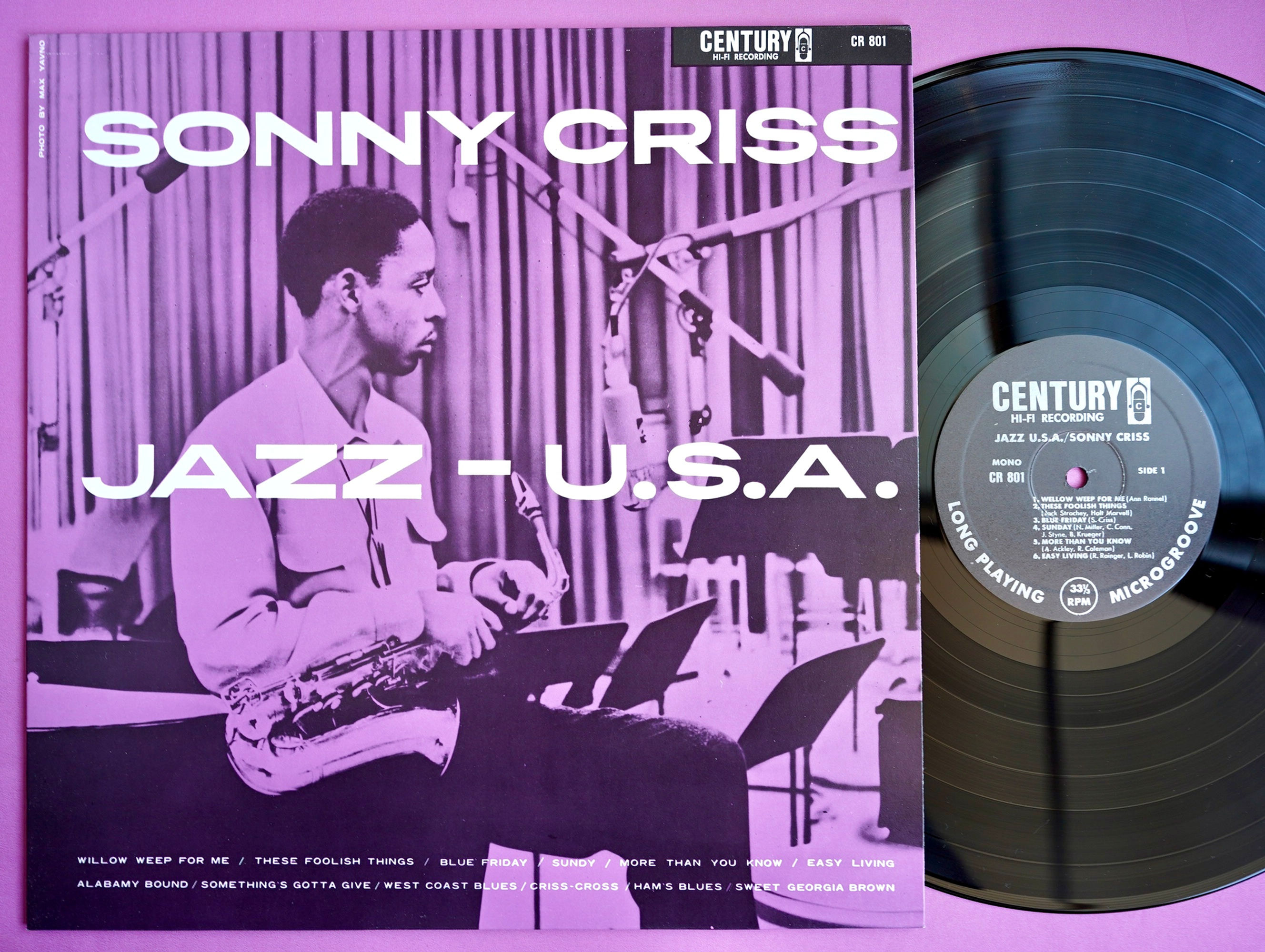 SONNY CRISS / JAZZ - U.S.A.