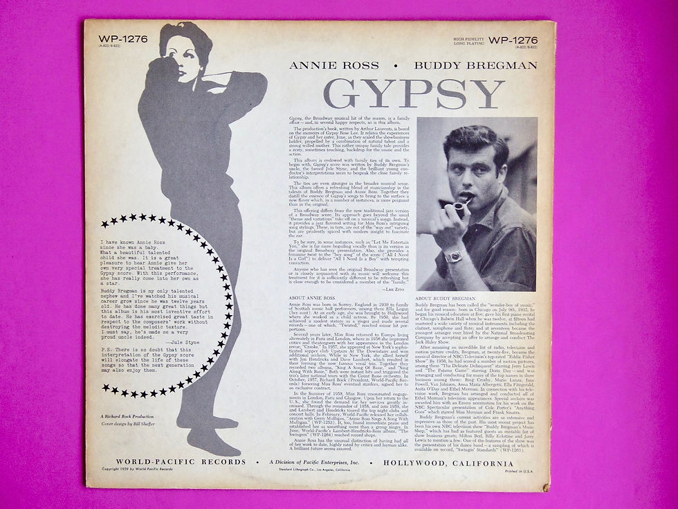 サムネイル： ANNIE ROSS / GYPSY