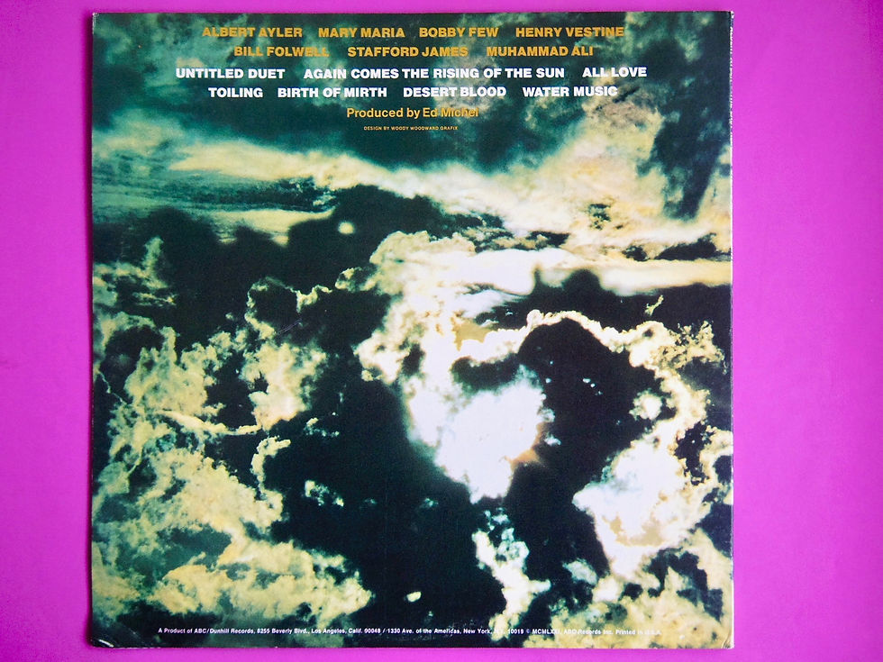 サムネイル： ALBERT AYLER / THE LAST ALBUM