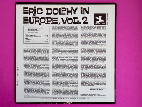 ERIC DOLPHY / IN EUROPE, VOL.2 | NEW JAZZ THINGS