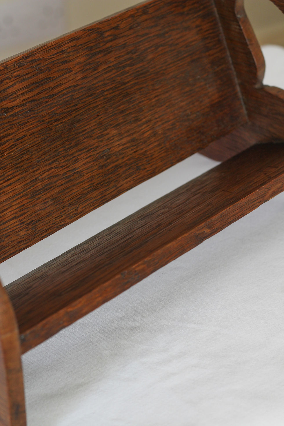 Thumbnail: Arts & Crafts Oak Book Trough/Stand