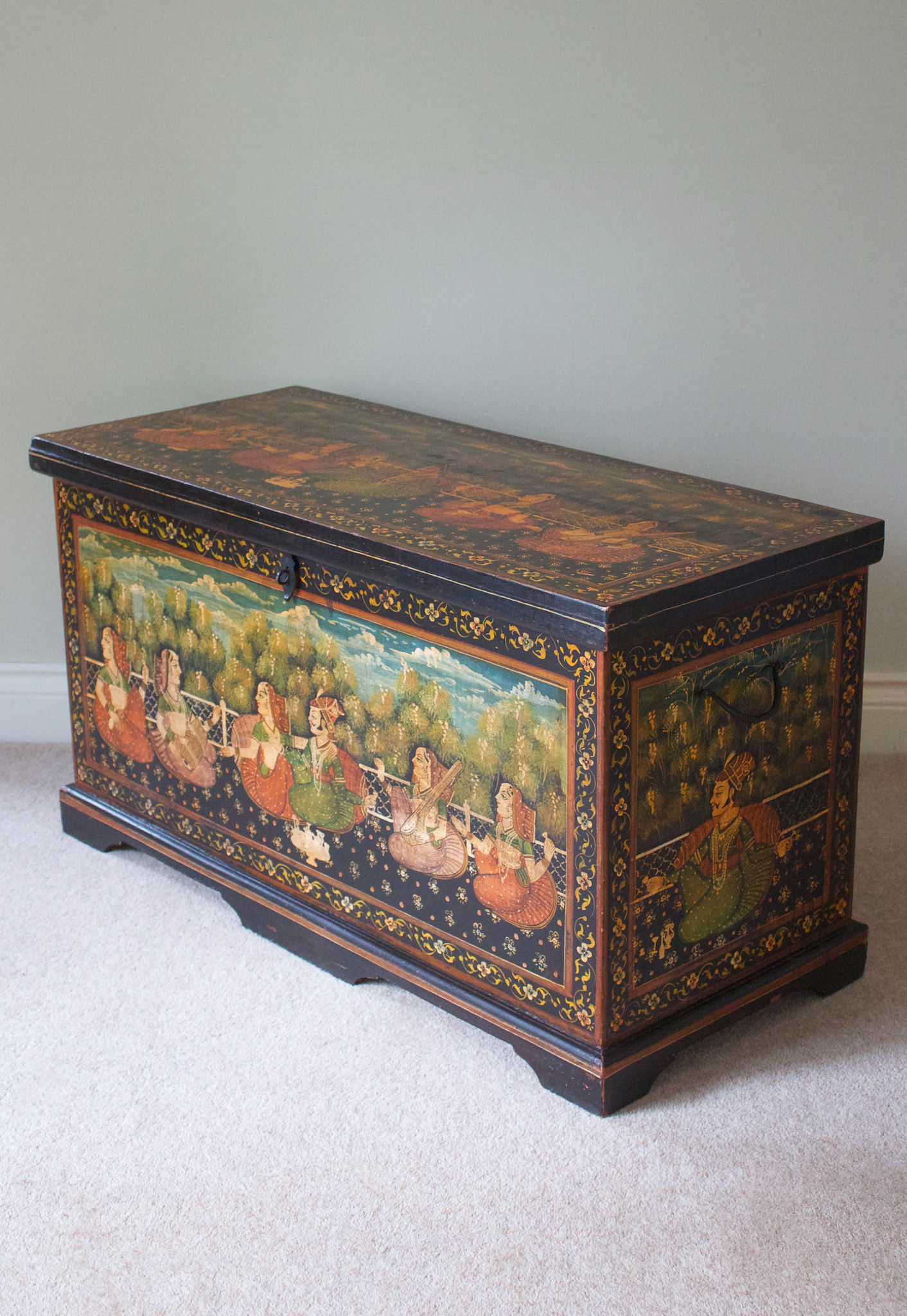 Rare Indian Rajasthani Wedding Chest