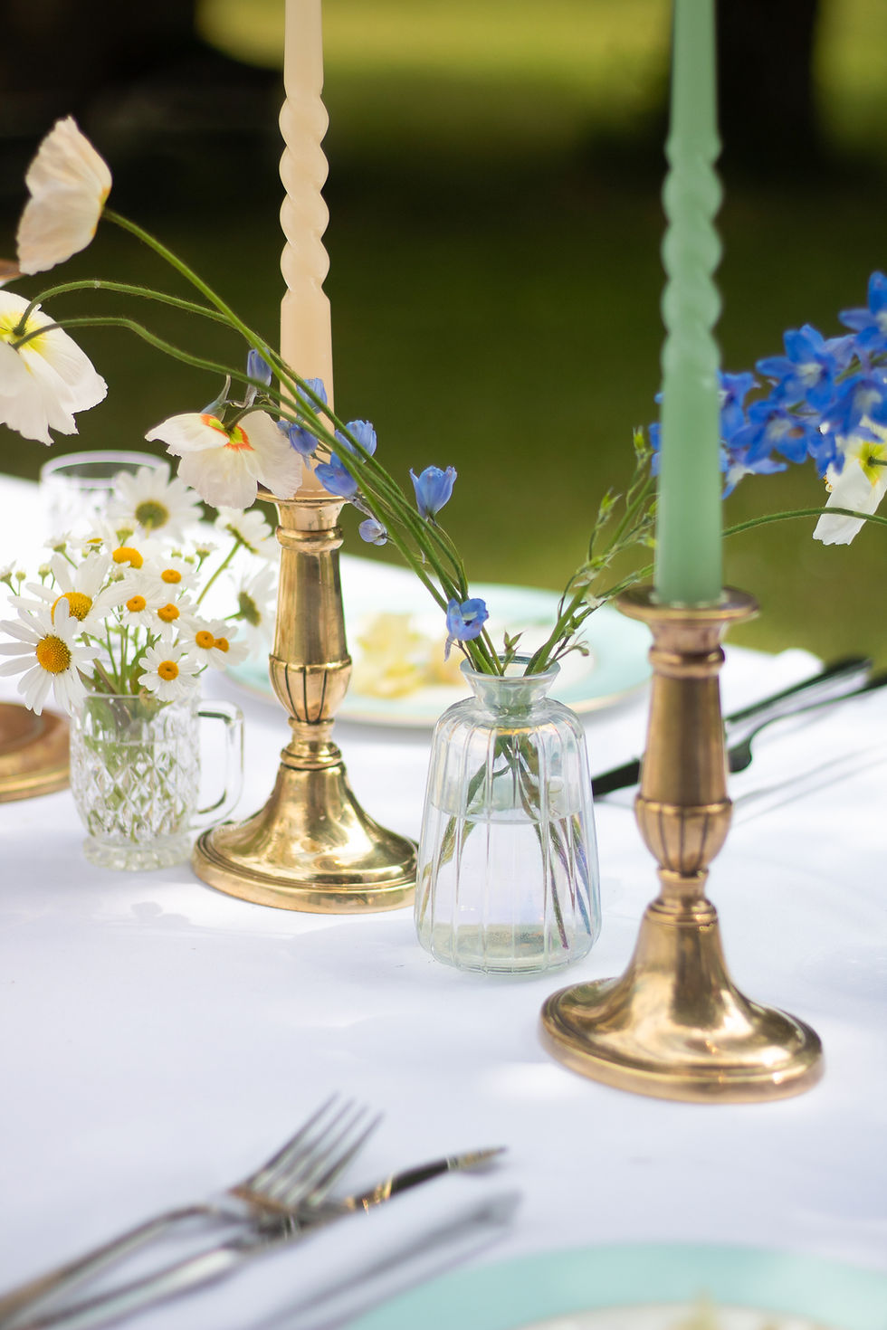 Thumbnail: Pair of Georgian Style Candlesticks