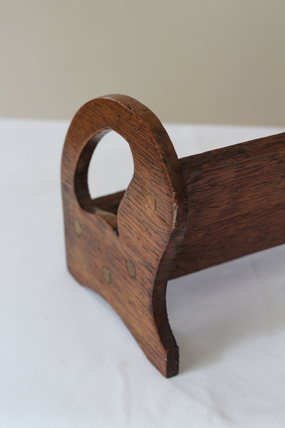 Thumbnail: Arts & Crafts Oak Book Trough/Stand