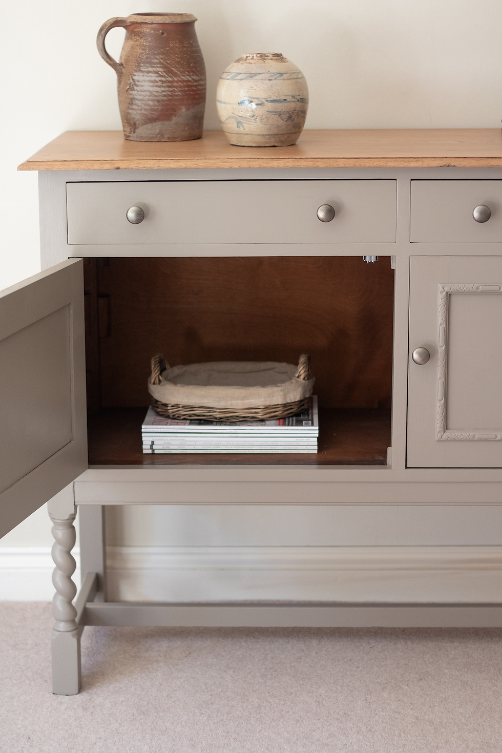 Thumbnail: Vintage Barley Twist Sideboard