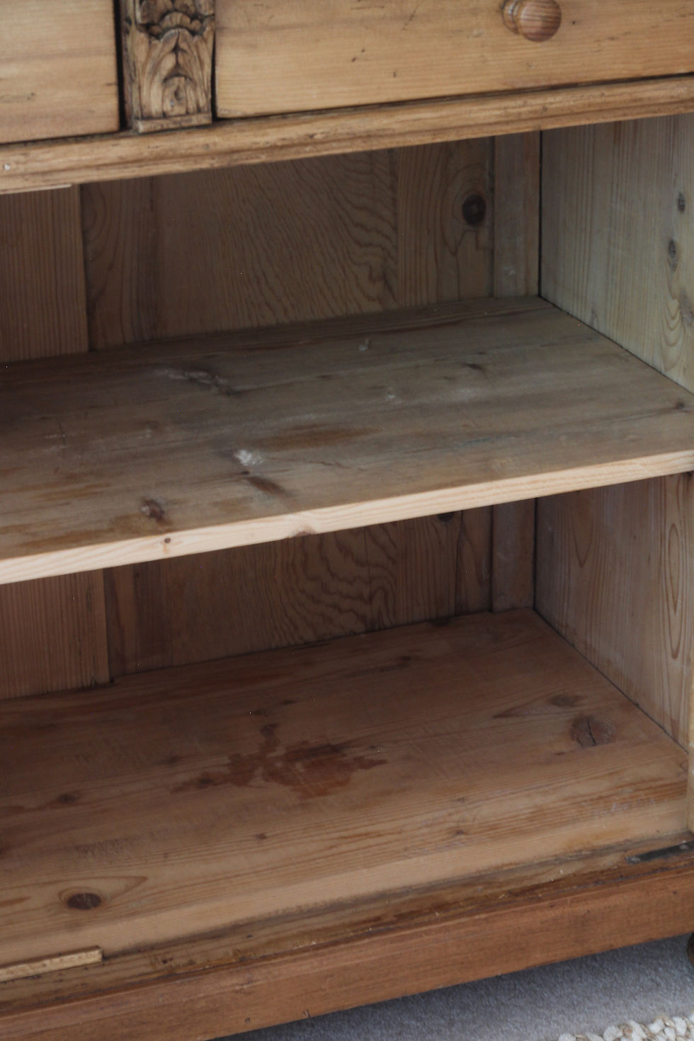 Thumbnail: Pine Victorian Sideboard Cupboard