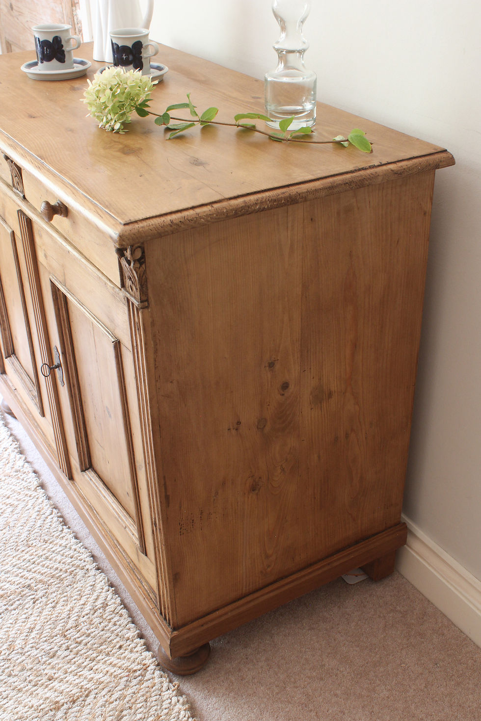 Thumbnail: Pine Victorian Sideboard Cupboard