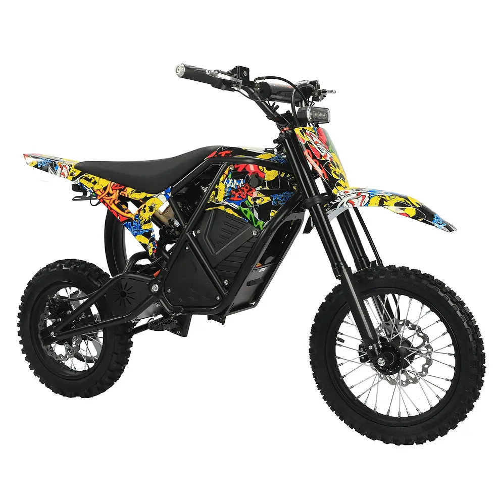 Thumbnail: Electric Dirt Bike 48V 21Ah Battery 37 MPH E Bikes, 14"/12"