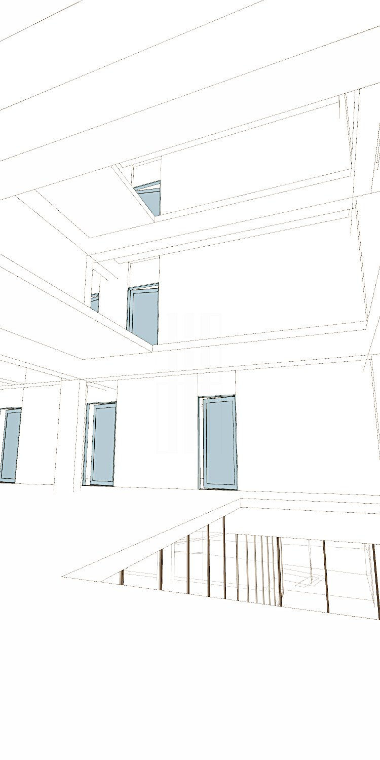 Indoor view / Open corridor