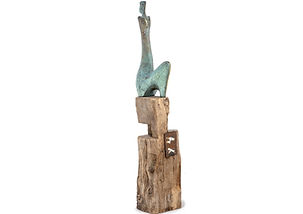 Sculpture #4 | Grigore Sultan | 51 x 7 cm | Bronze sculpture | Europe's art
