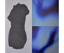 La Braccia Di Venere | Maurizio Camerani | 80 x 80 cm | Mixed media on paper | Europe's art