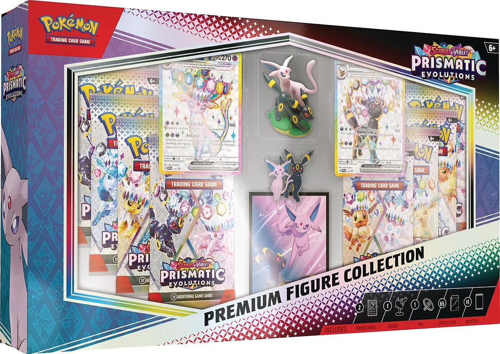 Case (6) Pokemon TCG: Prismatic
Evolutions Premium Figure Collection
