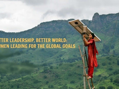 Why Women are the key to the Sustainable Development Goals (SDG’s)