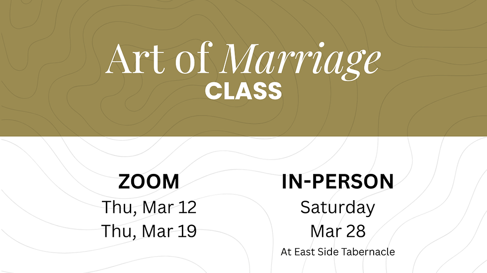Art of Marriage Class