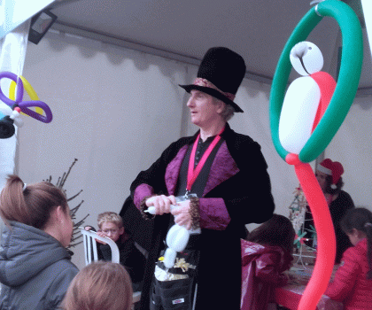 sculptures sur ballons