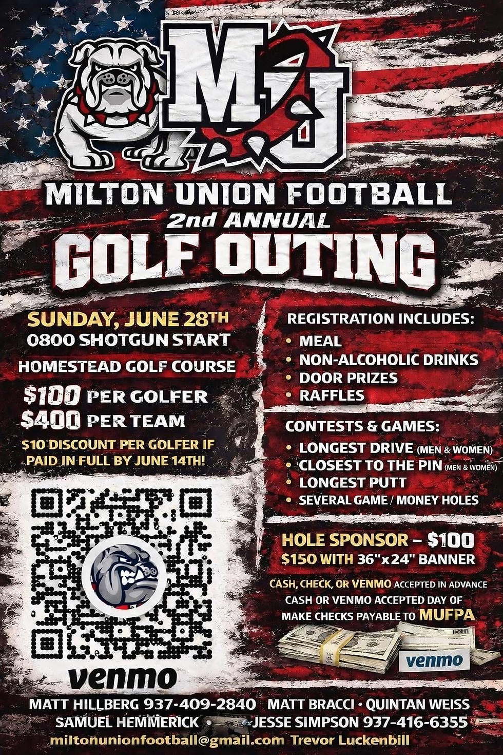 Milton Union Football 2nd Annual Golf Outing