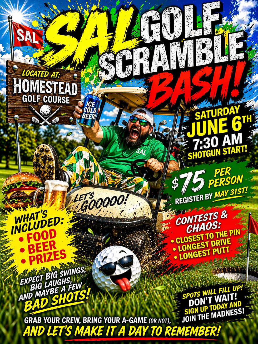 SAL Golf Scramble Bash