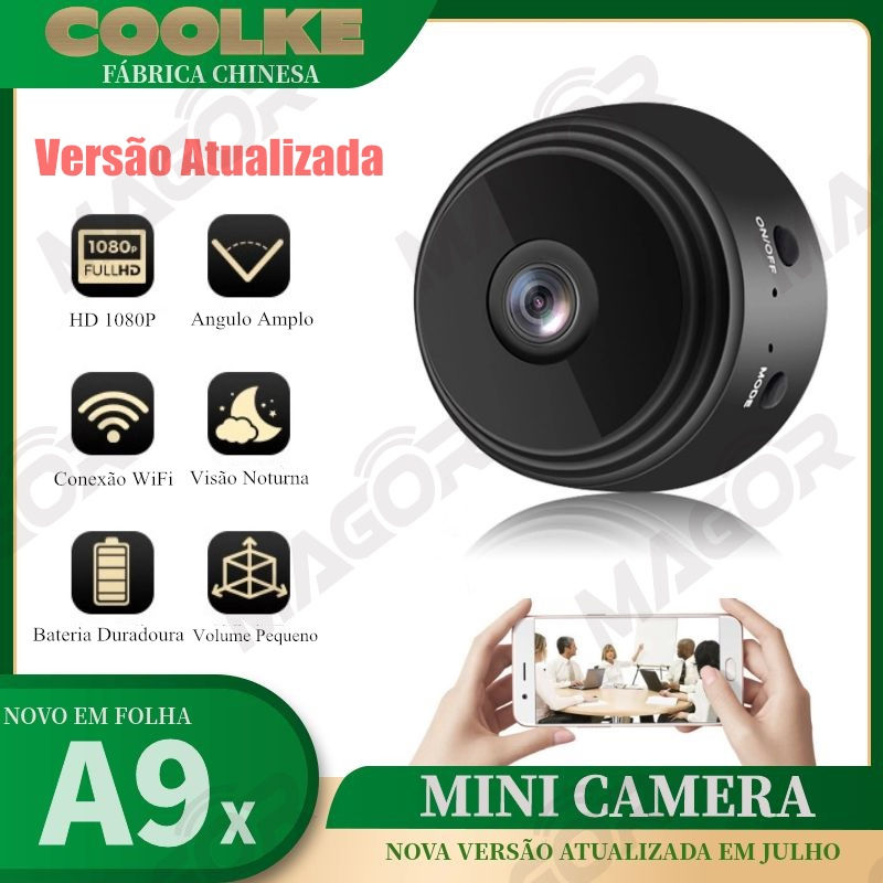 Miniatura: A9 visão noturna Mini wi-fi Câmera  1080AP Night Vision sem Fio