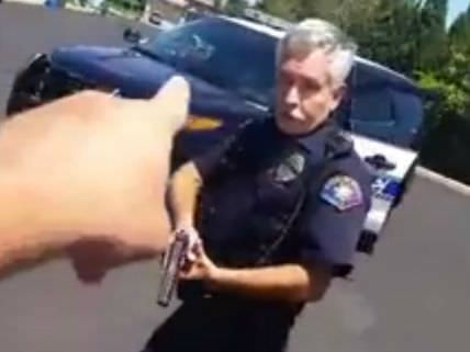 Camera-Shy Cop Draws Gun on Cellphone-Wielding Suburbanite