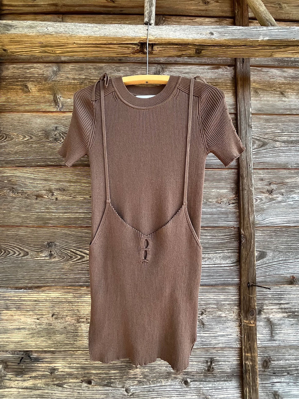 サムネイル： rib intarsia slit camisole
