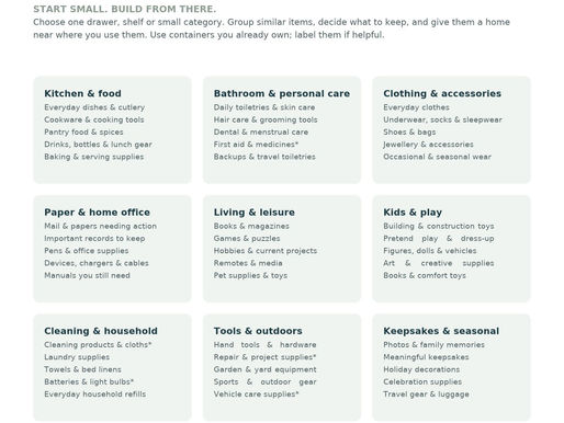 LIGHT HAUS LIVING - Organizing Guide