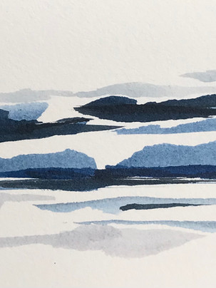#peinture #watercolor #marine #contemporaryart #peintrefrancais #paysage #abstract #iledyeu #bretagne #atlantique