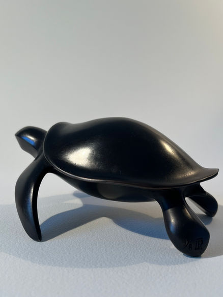 bronze tortue art contemporain art basel paris fiac