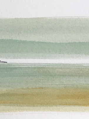 #peinture #watercolor #marine #contemporaryart #peintrefrancais #paysage #abstract #iledyeu #bretagne #atlantique