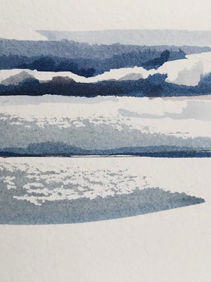 #peinture #watercolor #marine #contemporaryart #peintrefrancais #paysage #abstract #iledyeu #bretagne #atlantique