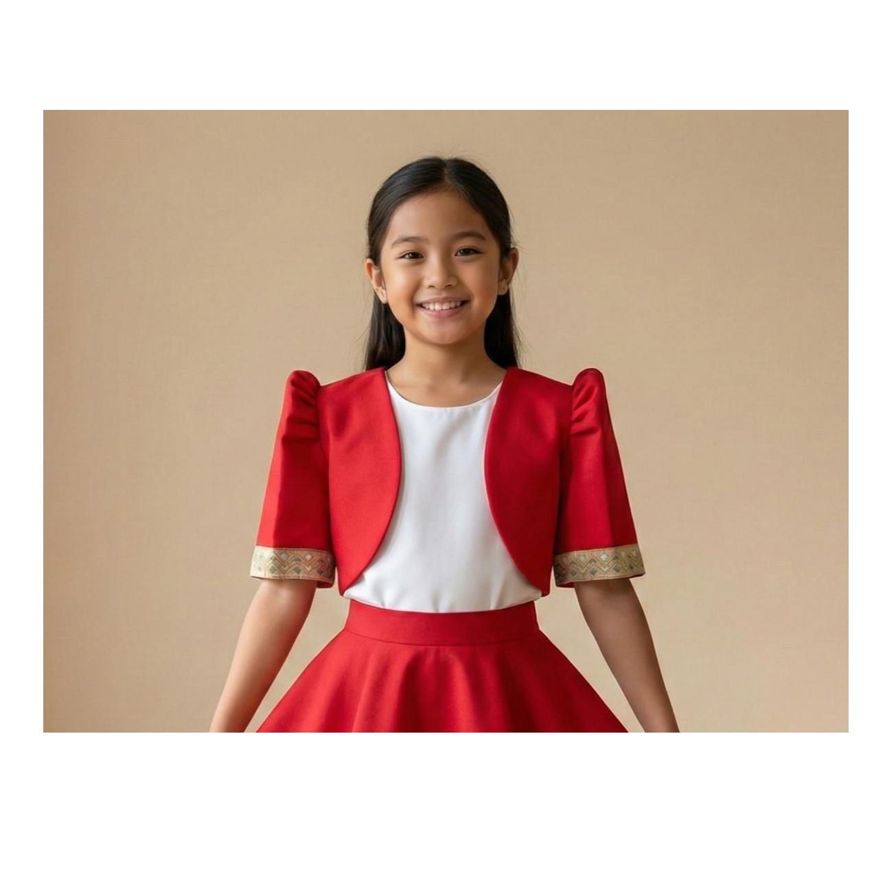 Filipiniana Bolero for Girls