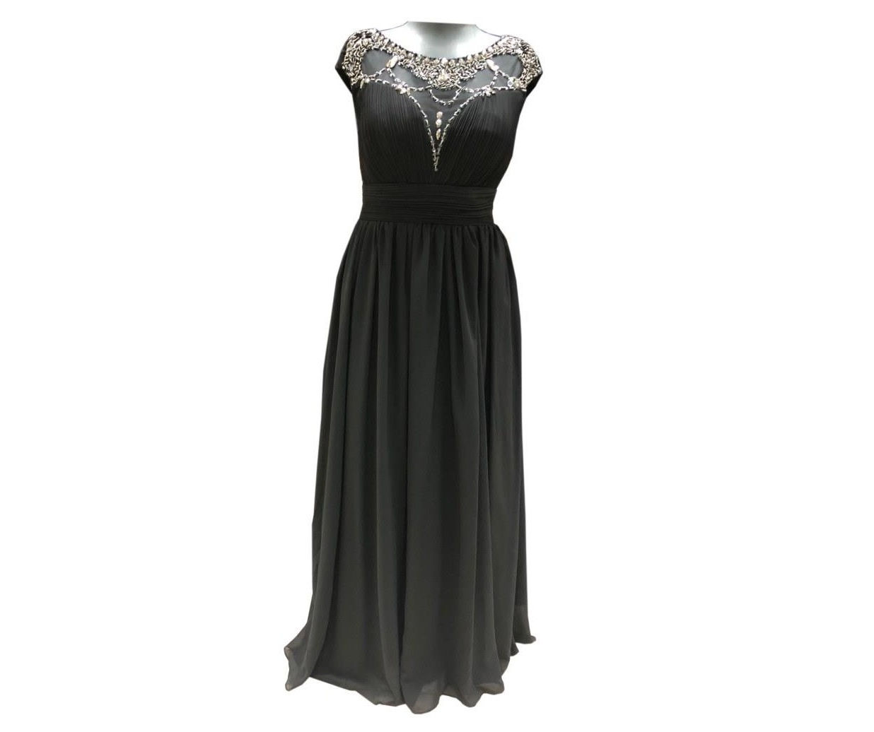 Long Formal Dress – Evening Gown for Women – Lace Materials- Black Color