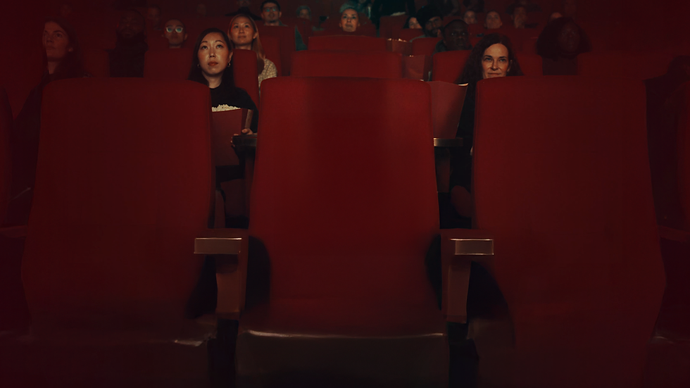 Empty cinema screen
