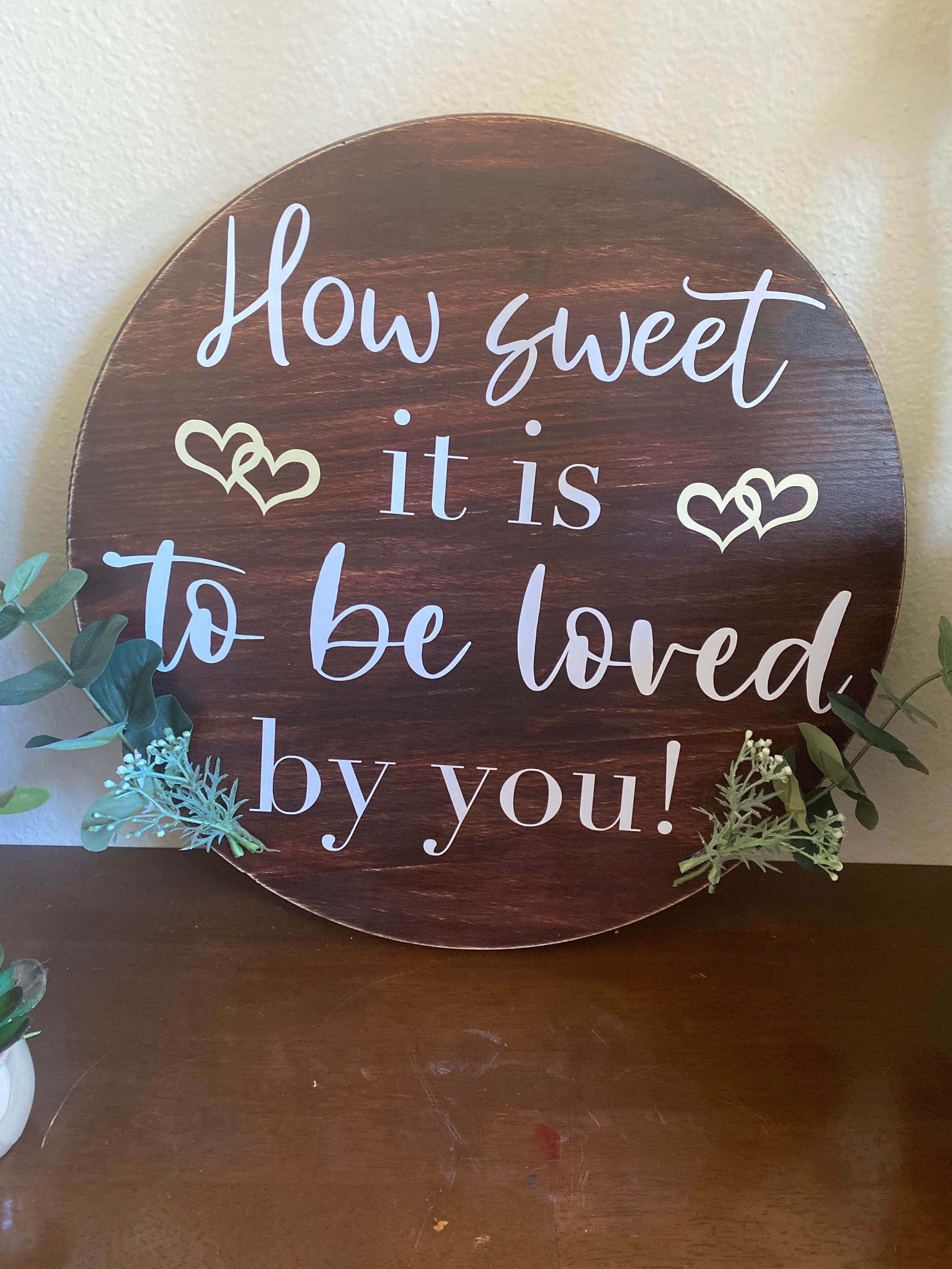 23 Inch Personalized Wood Sign