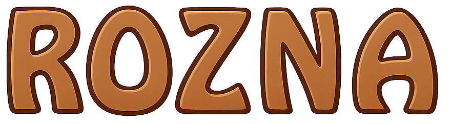 Warm brown _ROZNA_ text design.png