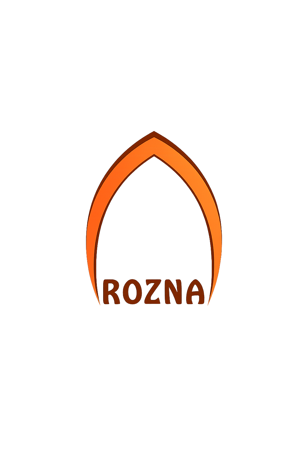 Rozna logo with Islamic arch design.png