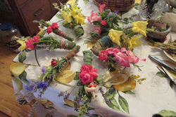 organic flowers grown here at golden pearl healing