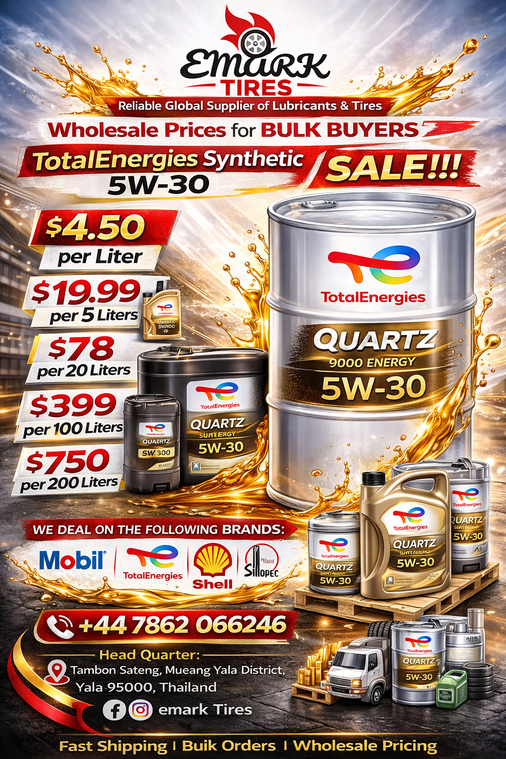 Car Engine Oil Wholesale | EMARK Supplier