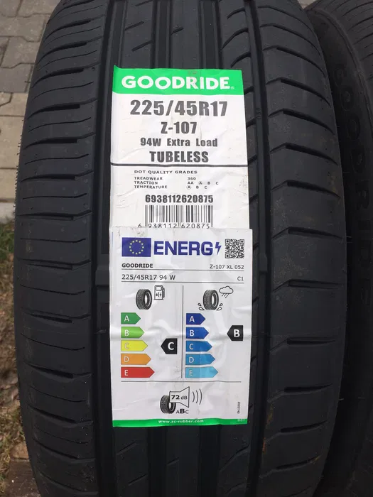 NEW CAR TIRES 225.45R17 94W GOODRIDE Tire